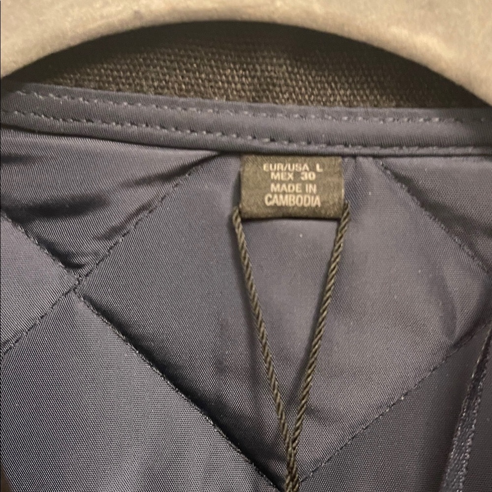Zara Navy Blue Quilted Puffer Jacket - Picture 5 of 7